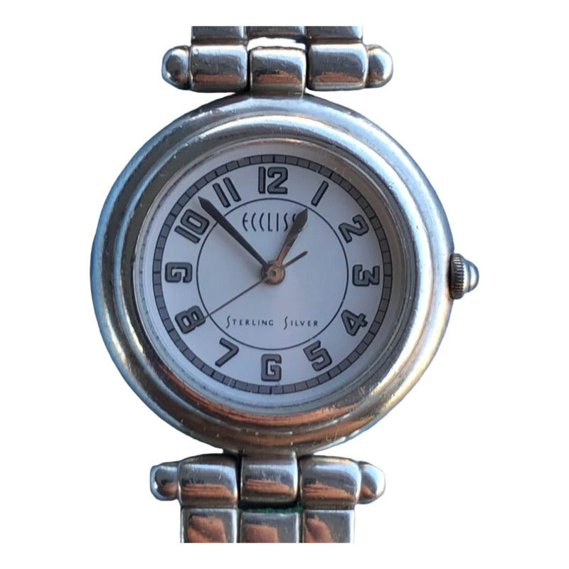 Reloj De Plata Esterlina Ecclissi Mujer