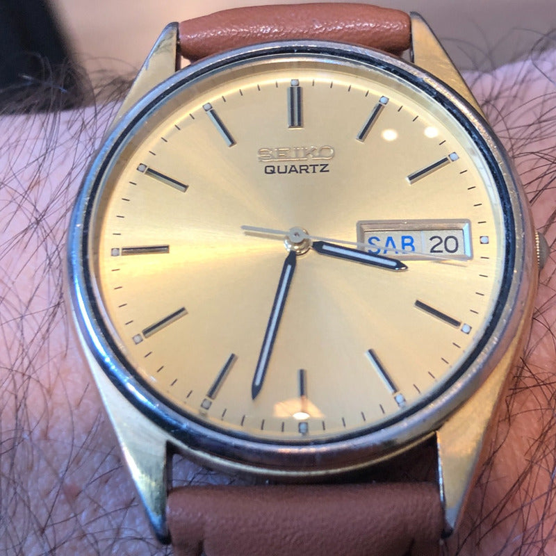 Reloj Seiko Hombre Vintage Año 1993 Con Fecha