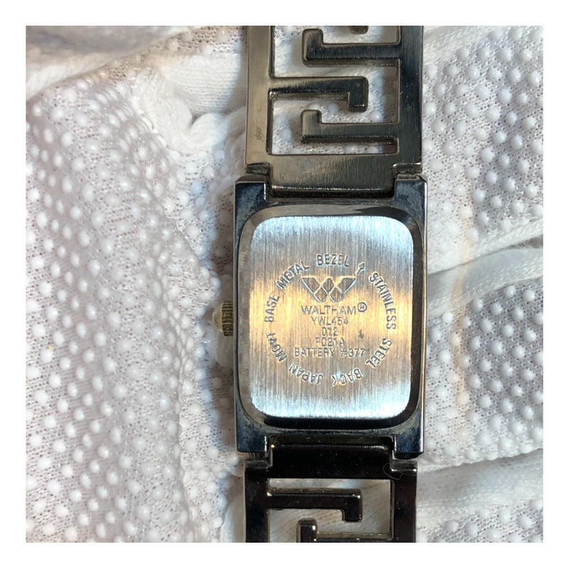 Reloj Waltham Bicolor Mujer Fines 90s Pulsera Greca Original