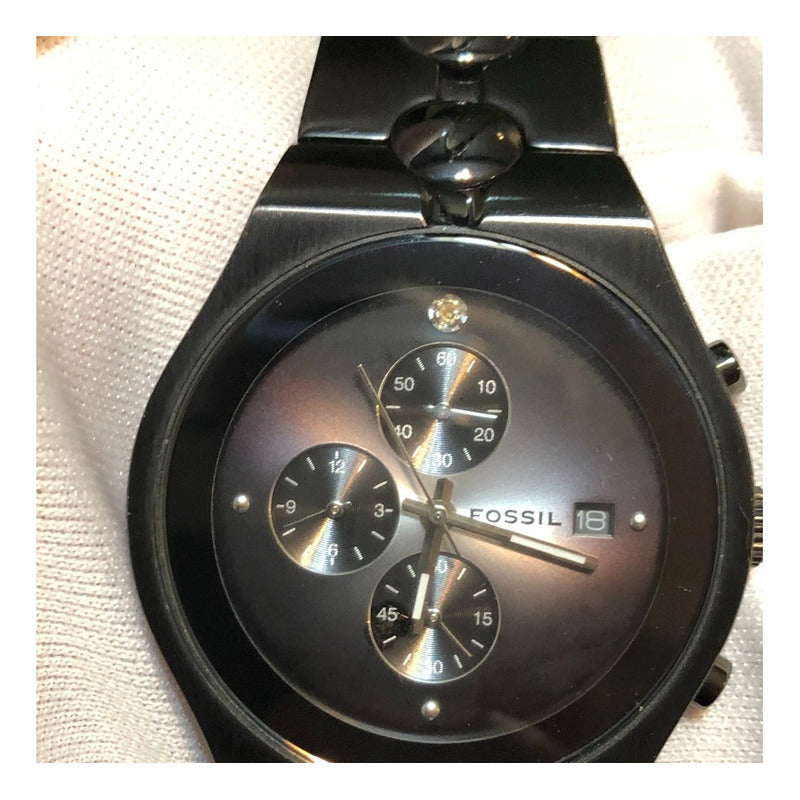 Reloj Fossil Arkitekt Hombre Cara Efecto Rayos Sol 2010 Raro