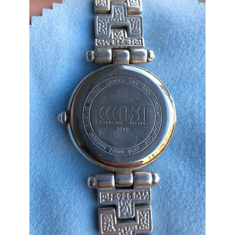 Reloj De Plata Esterlina Ecclissi Mujer