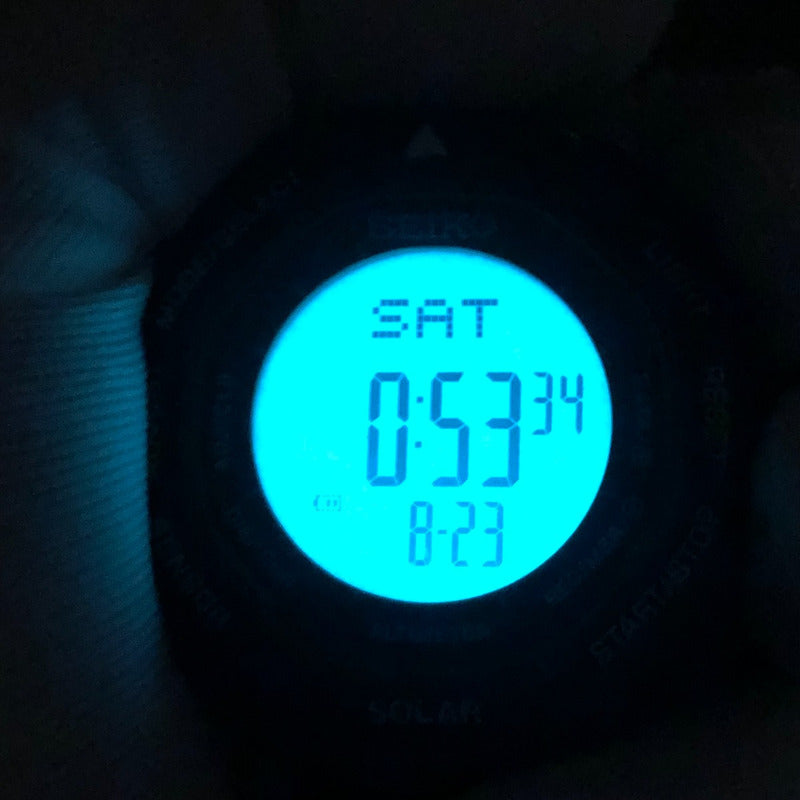 Reloj Seiko Solar Altimeter Hombre Aventura 2004 Raro Chile