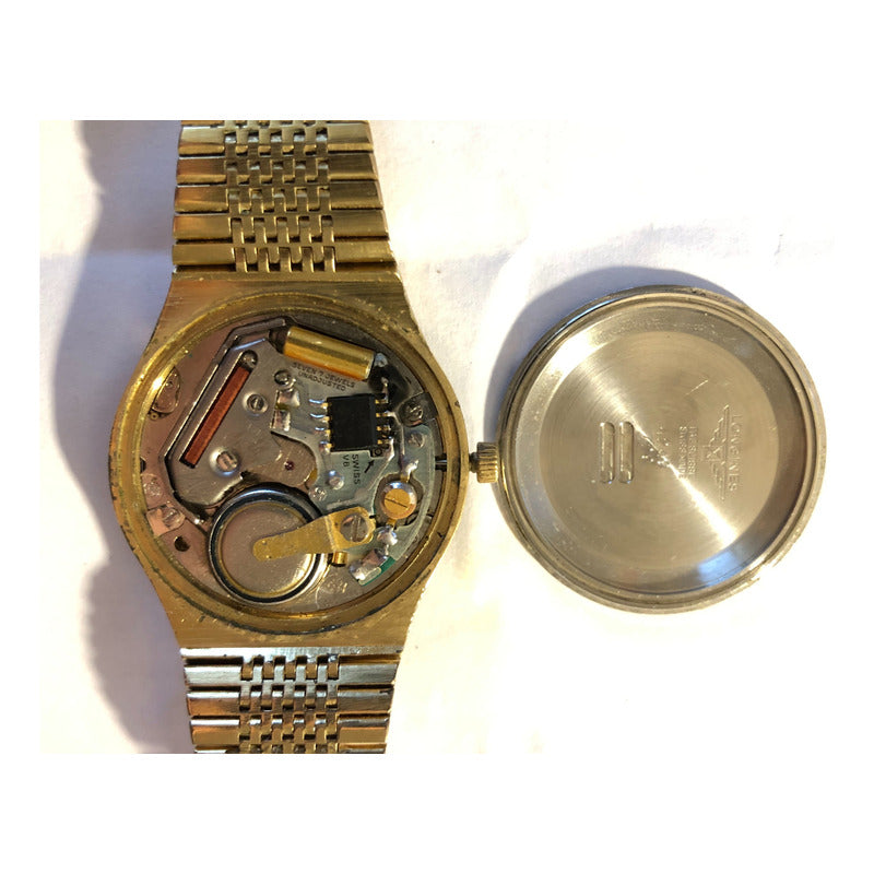 Reloj Longines Quartz Hombre Inicio 80´s Máquina Suiza 35mm