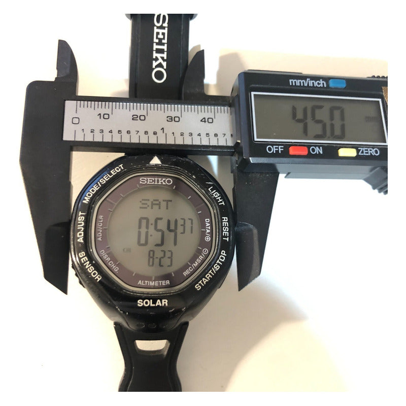 Reloj Seiko Solar Altimeter Hombre Aventura 2004 Raro Chile