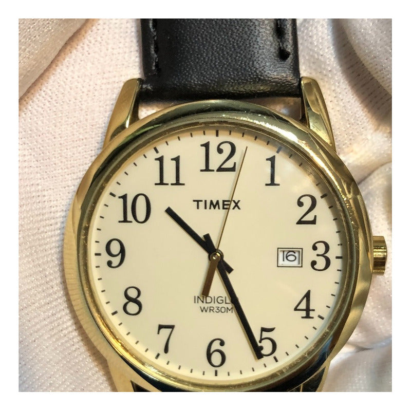 Reloj Timex Easy Reader Hombre Caja 38mm Inicios Años 2000