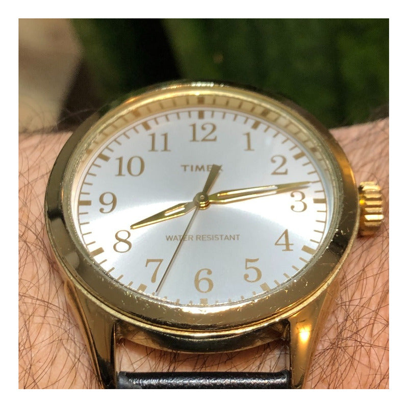 Reloj Timex Easy Reader Vintage Años 2000 Dorado 42mm