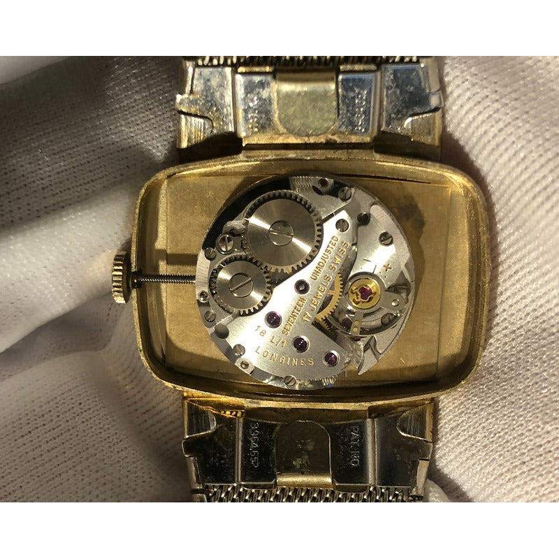 Reloj Longines Mecánico Años 70´s Chapado En Oro 14k Hombre
