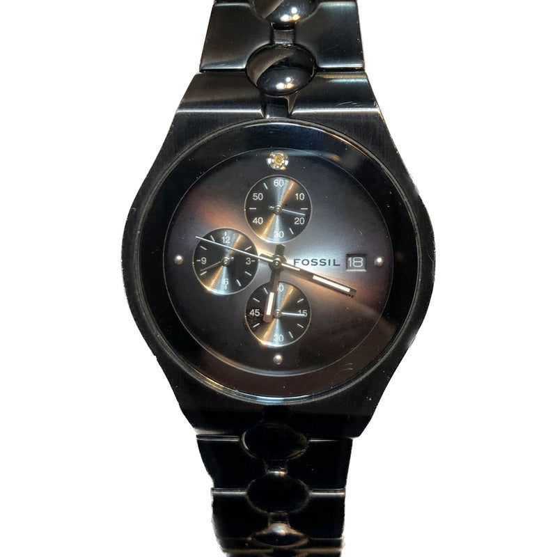 Reloj Fossil Arkitekt Hombre Cara Efecto Rayos Sol 2010 Raro