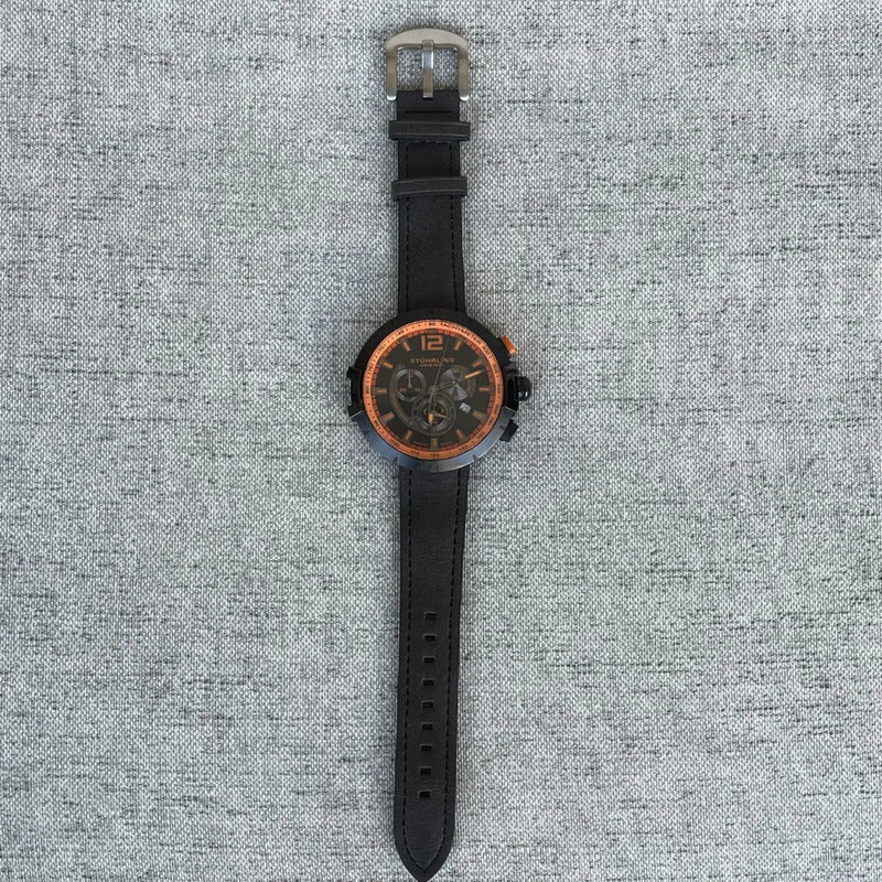 Reloj Stührling Hombre Año 2015 Suizo Taquímetro Y Cronógrafo