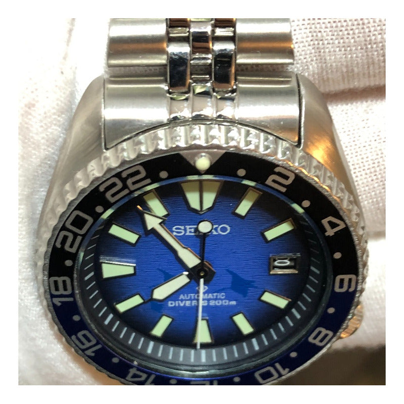 Reloj Seiko Divers 7002-700a Samurai Savetheocean Automático