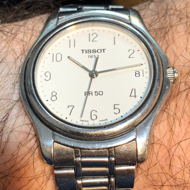 Reloj Tissot Hombre Años90s Vintage Cristal Zafiro Antirayas