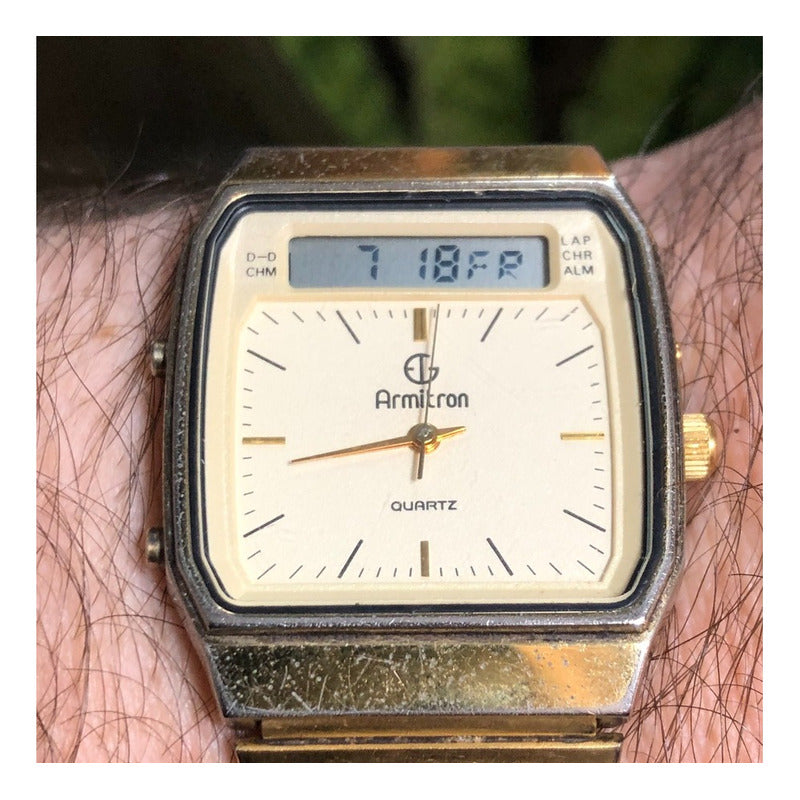 Reloj Armitron Quartz Vintage 80s Análogico/digital Hombre