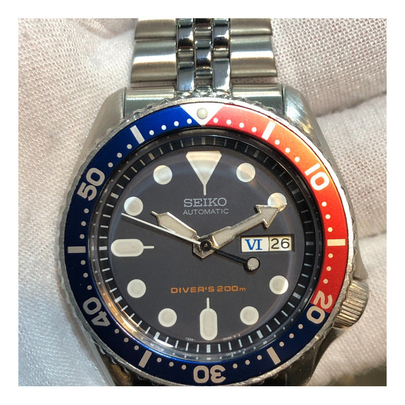 Reloj Seiko Divers Skx009 Mítico Bisel Pepsi Automático