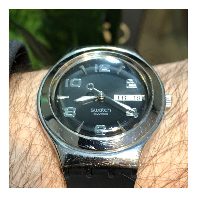 Reloj Swatch Irony Acero Años 2000 Escaso Máquina Eta
