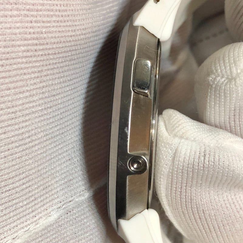Reloj Kenneth Cole Hombre Año 2010 Futurista Correa Blanca Original