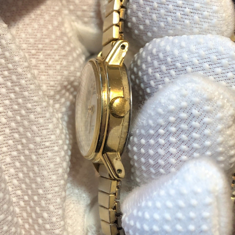 Reloj Timex Mujer Vintage Año 1998 Indiglo A Las 8 Dorado
