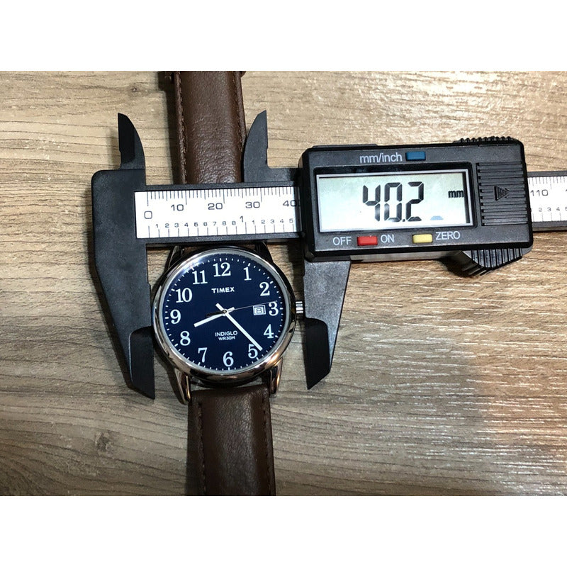 Reloj Timex Cara Azul Marino Hombre Año 2015 Neovintage 40mm