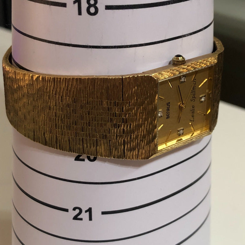 Reloj Benrus Mujer Fines Años 70´s Dorado Brazalete Original