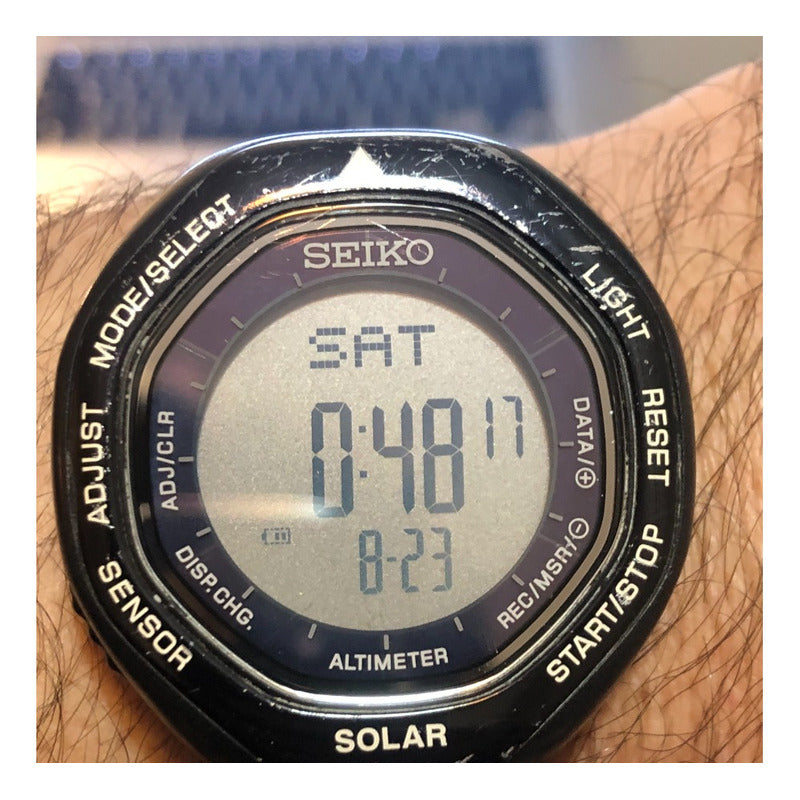 Reloj Seiko Solar Altimeter Hombre Aventura 2004 Raro Chile
