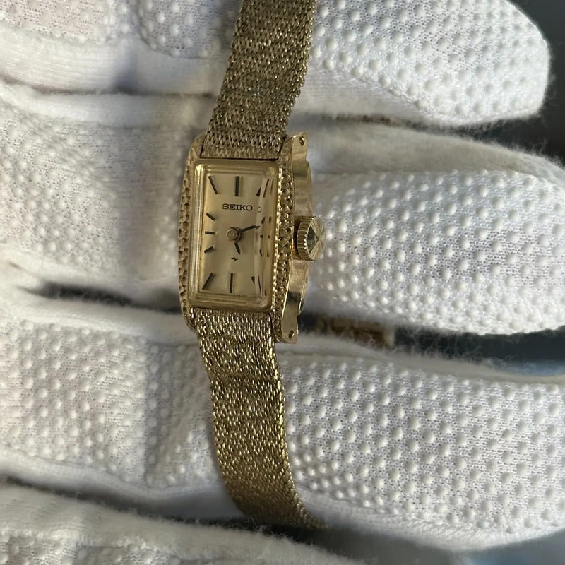 Reloj Seiko Mujer Mecánico Año 1967 Diseño Joya Integrado