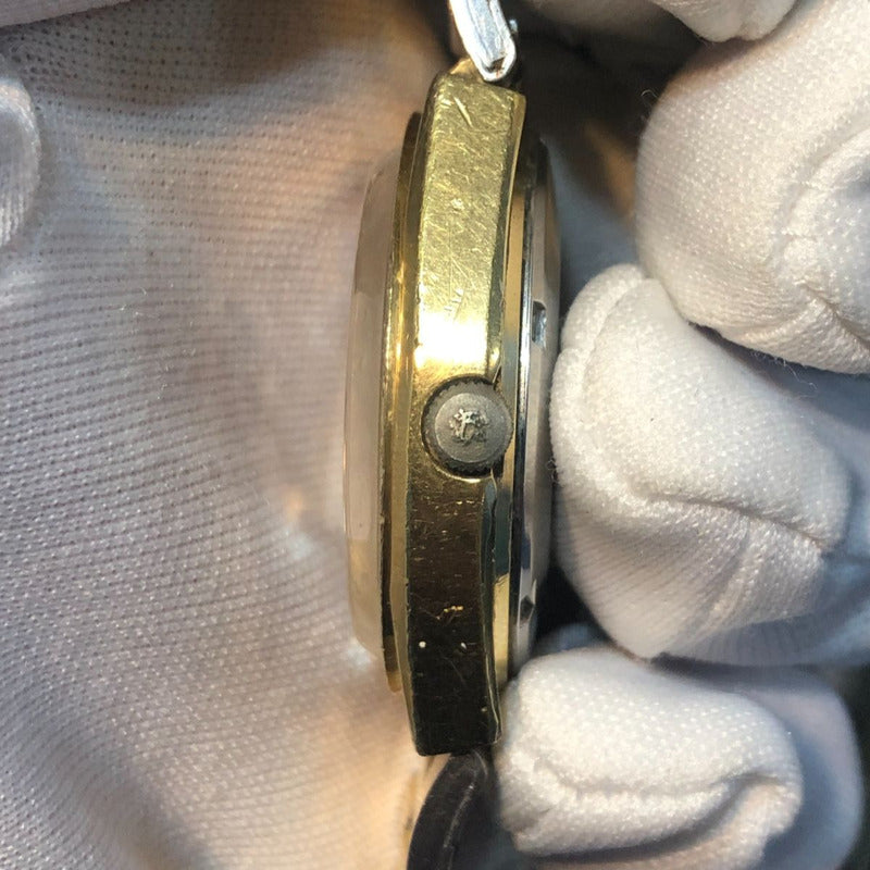 Seiko Automático Vintage 1977 Cristal Facetado Cara Cobre.