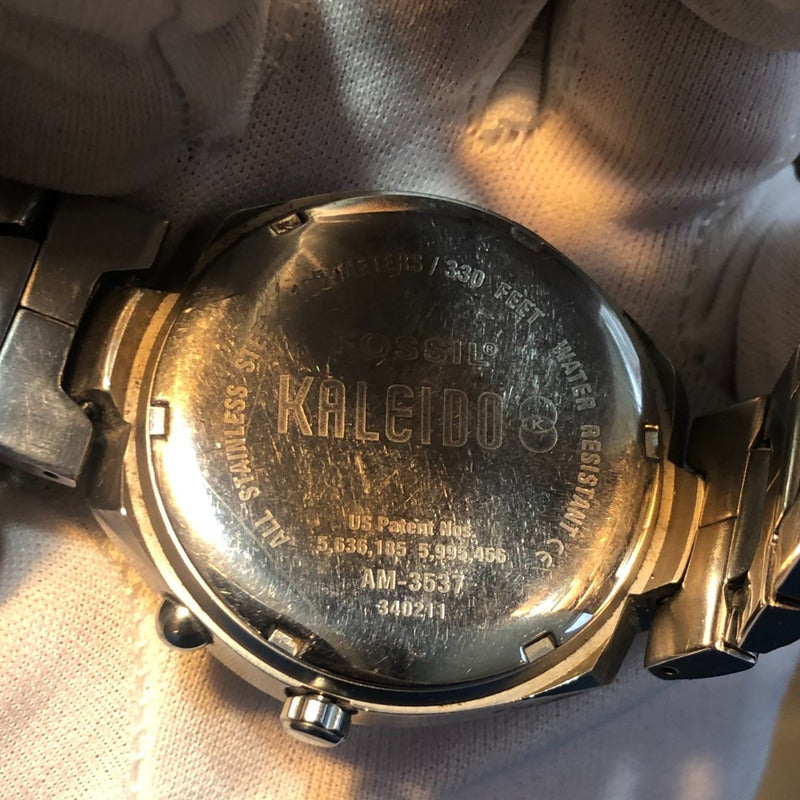 Reloj Fossil Efecto Kaleido Vintage Hombre Año2003 Muy Raro.
