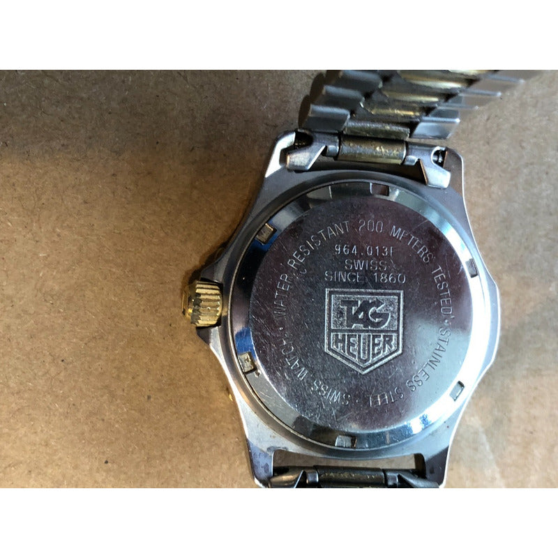 Reloj Tag Heuer 964.013f Vintage Años 80´s Diver Pulsera Original