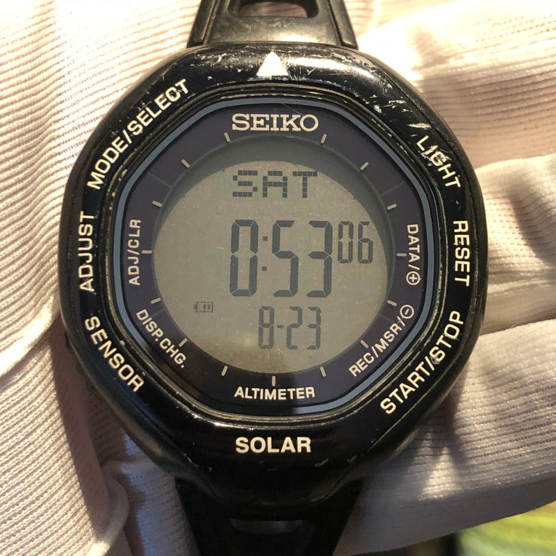 Reloj Seiko Solar Altimeter Hombre Aventura 2004 Raro Chile