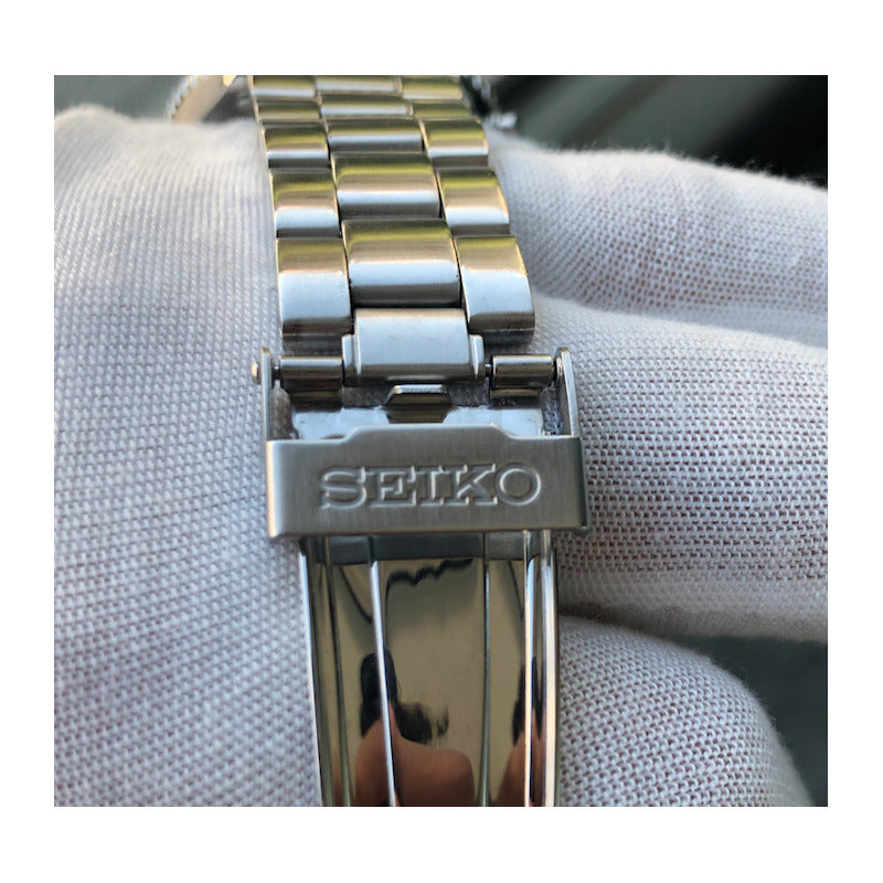 Reloj Seiko Flightmaster Pilot Hombre Acero Plateado