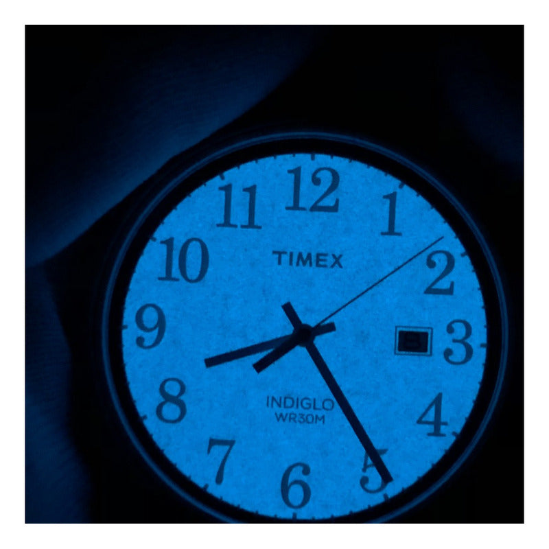 Reloj Timex Cara Azul Marino Hombre Año 2015 Neovintage 40mm