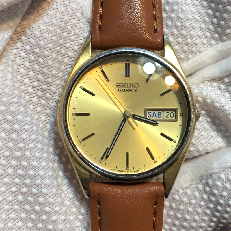 Reloj Seiko Hombre Vintage Año 1993 Con Fecha