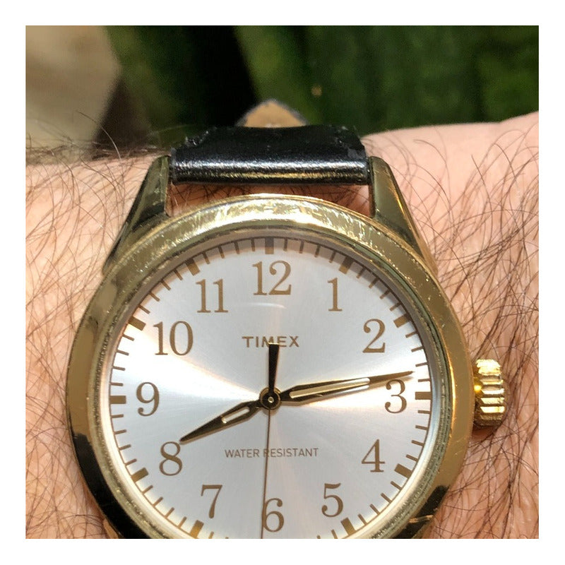 Reloj Timex Easy Reader Vintage Años 2000 Dorado 42mm