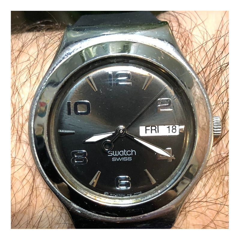 Reloj Swatch Irony Acero Años 2000 Escaso Máquina Eta