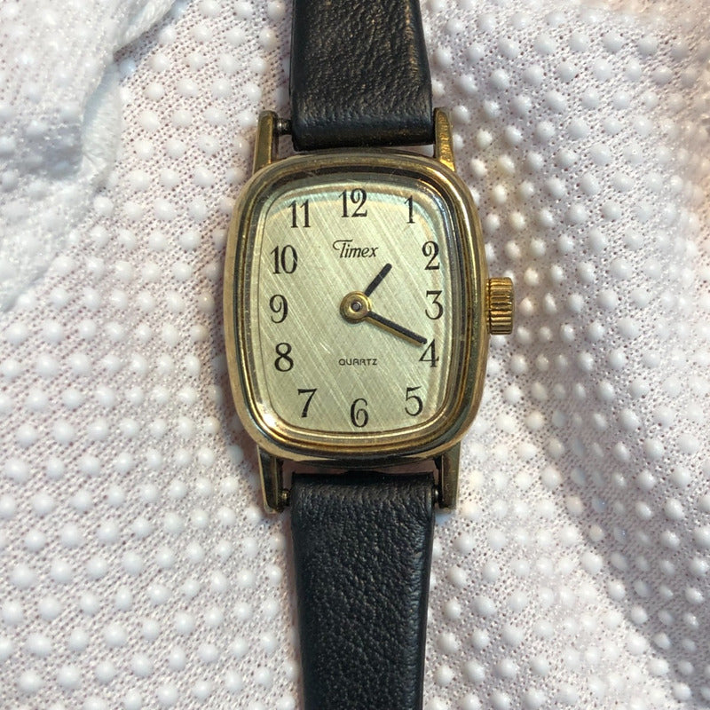 Reloj Timex Mujer Vintage Año 1988 Caja Rectangular Compacto