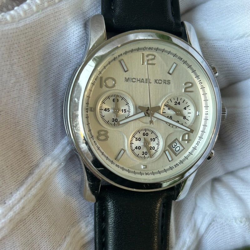 Reloj Michael Kors Hombre Año 2011 Cronógrafo Acero Escaso