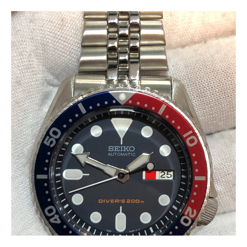 Reloj Seiko Divers Skx009 Mítico Bisel Pepsi Automático