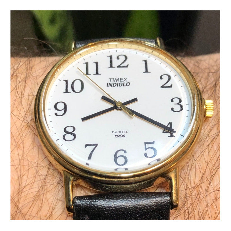 Reloj Timex Clásico: Easy Reader Indiglo Vintage 90s Hombre