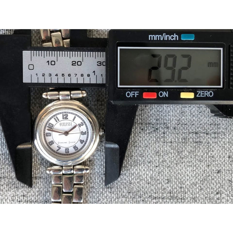 Reloj De Plata Esterlina Ecclissi Mujer