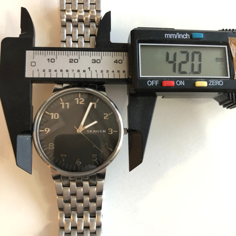 Reloj Skagen Ancher Hombre Minimalismo Danés Año 2017 Escaso