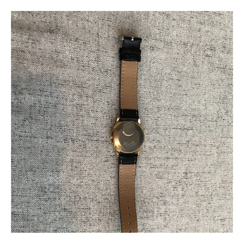 Reloj Timex Vintage Dorado Línea Q 80´s Escaso