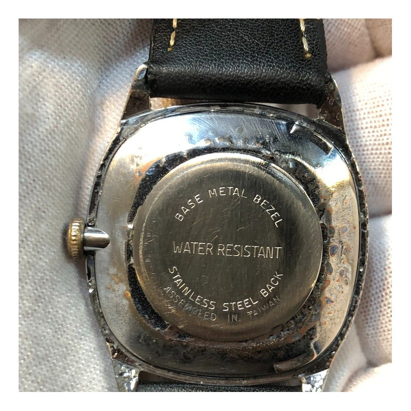 Reloj Timex Cuadrado Mecánico 1983 Funciona Perfecto Escaso