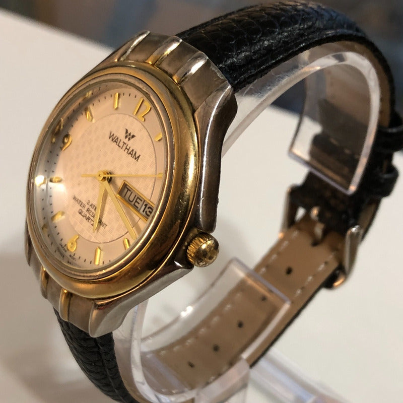 Reloj Waltham Unisex Calendario Español/inglés 90s