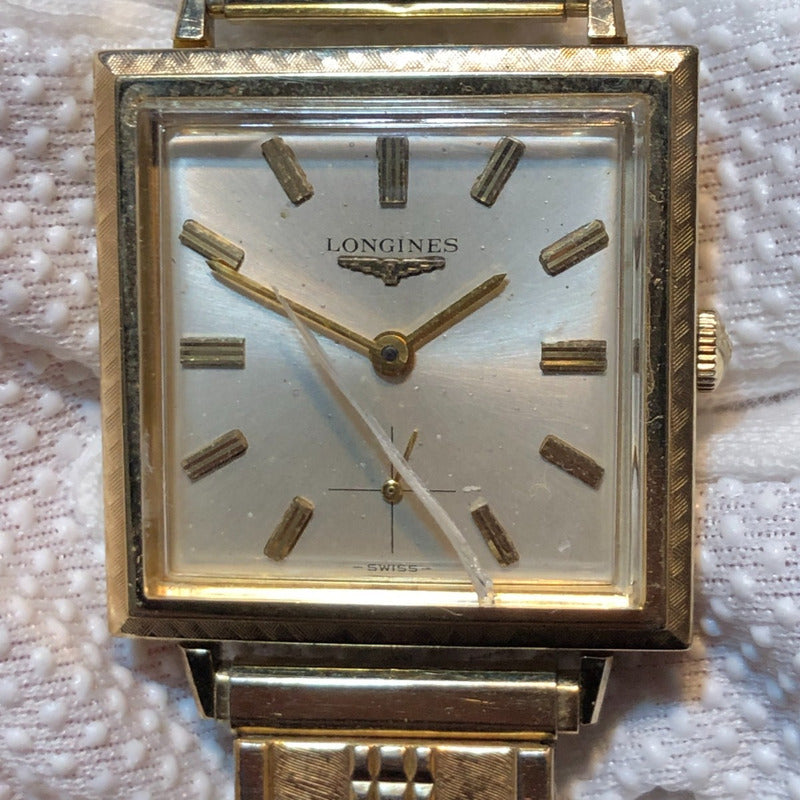 Longines Año 1965 Chapado Oro 10k Mecánico Funciona Ok Leer