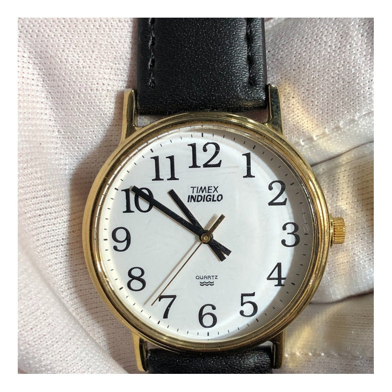 Reloj Timex Clásico: Easy Reader Indiglo Vintage 90s Hombre