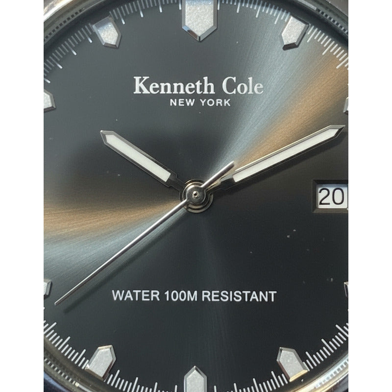 Reloj Kenneth Cole Hombre 1998 Sunburst Pulsera Ondulada