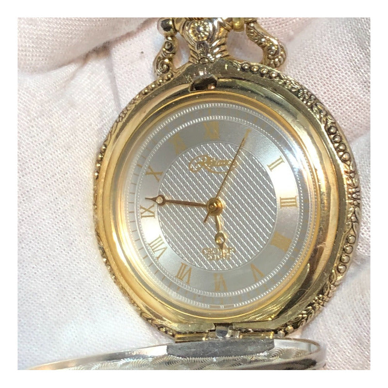 Reloj Bolsillo Croton Reliance 90´s 1er Vuelo De La Historia