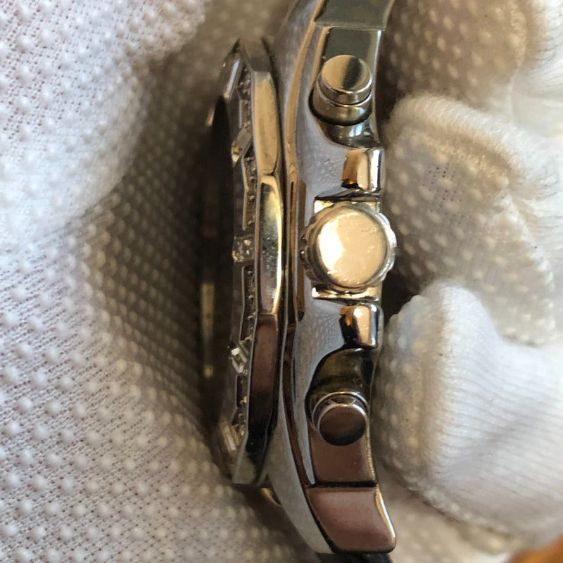 Reloj Marc Ecko Hombre 2005 Bisel Brillantes Correa Cuero