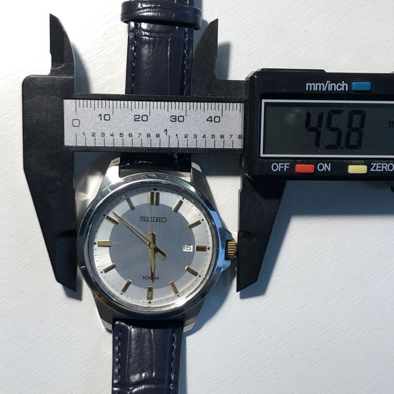 Reloj Seiko Caja Xl 44mm Hombre Año 2007 Imponente Único.