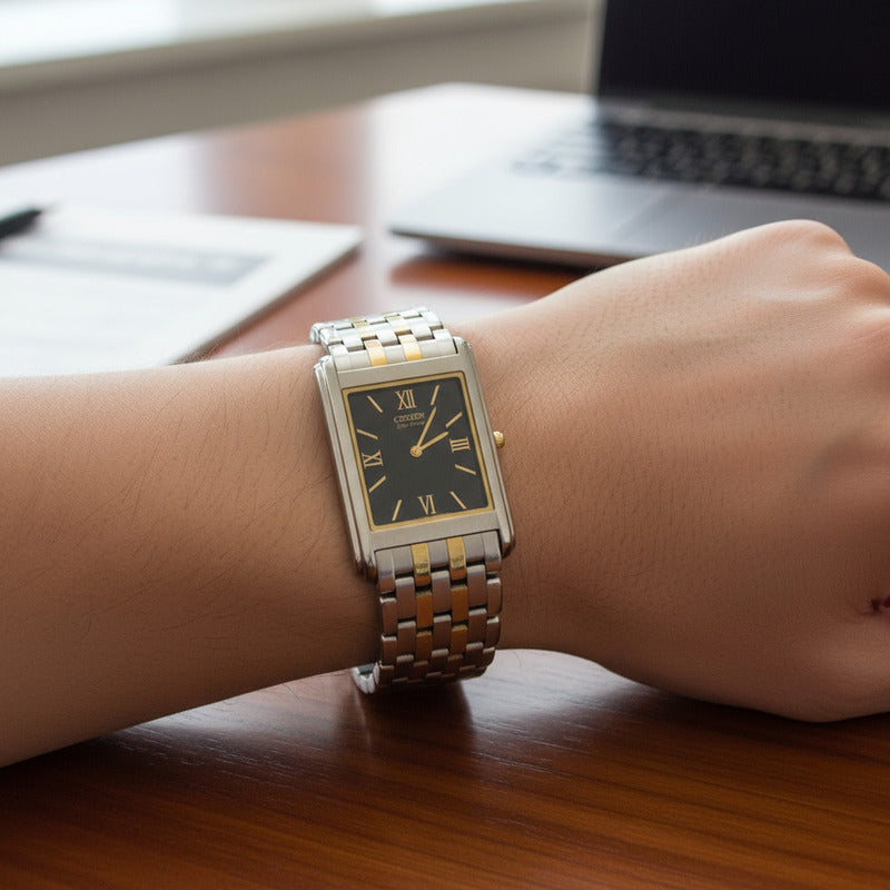 Reloj Citizen Stiletto Eco-drive Año 2003 Solar Zafiro Ultradelgado