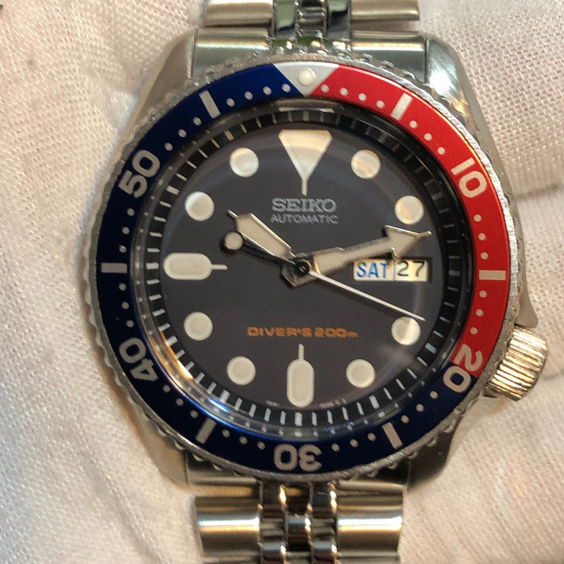 Reloj Seiko Divers Skx009 Mítico Bisel Pepsi Automático
